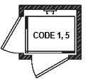a black and white drawing - code 1,5