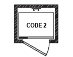 a black and white drawing - code 2