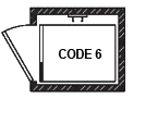 a black and white drawing - code 6