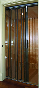 clear fold accordian gate